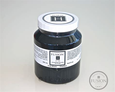 Coal Black Fusion Mineral Paint eco friendly low VOC