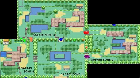 Safari Zone Leaf Green Map