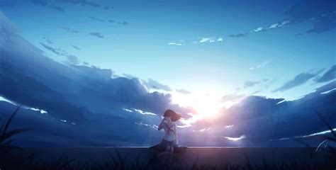 3840x2160 Anime Girl Alone Sitting 4K ,HD 4k Wallpapers,Images ...