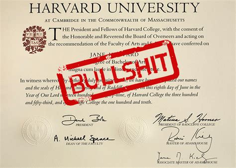 A fake Harvard diploma costs $650 - Boing Boing