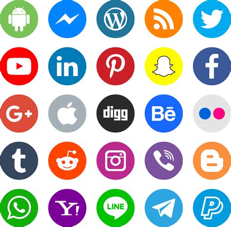 Social Icon Png at Vectorified.com | Collection of Social Icon Png free ...