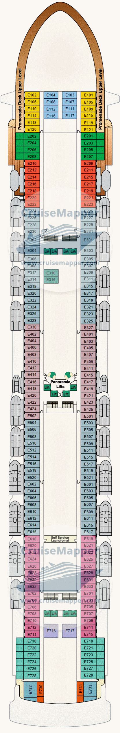 Pacific Encounter deck 21 plan | CruiseMapper