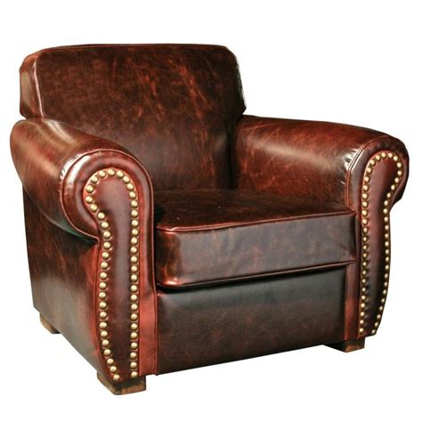 Winston Leather Cigar Chair - Chestnut Brown | Cigar chair, Leather ...