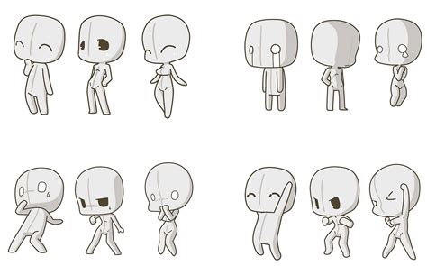 Chibi Poses Drawing