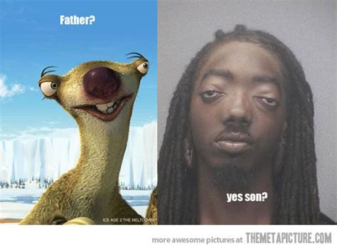 Sid The Sloth Face