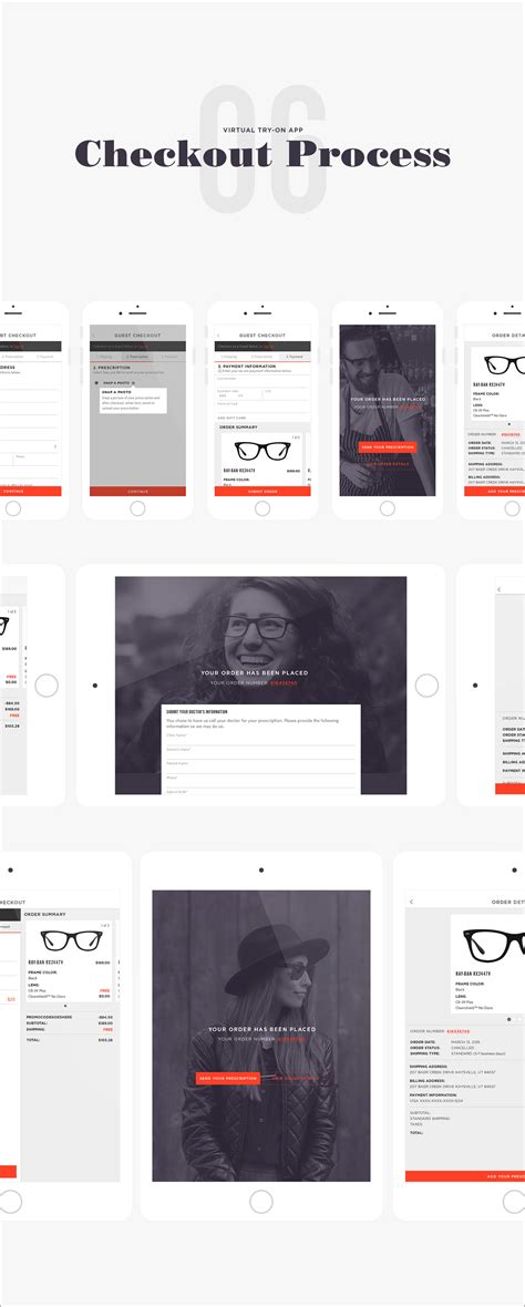 Glasses.com Virtual Try-On App on Behance