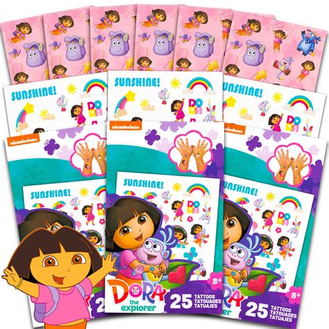 Buy Nick Shop Dora The Explorer Party Favors Bundle Pack ~ 150 Dora ...