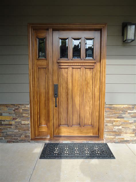 Craftsman exterior doors with sidelights - kobo building