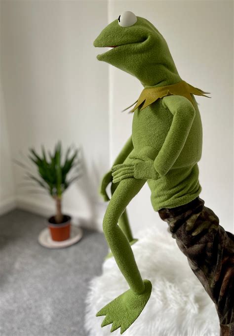 Kermit The Frog Puppet Jim Henson Muppets Kermit Replica, 46% OFF