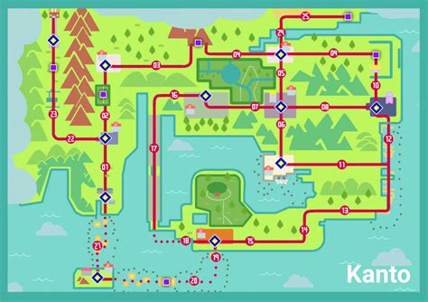 I remade the Kanto Region map using the Generation 8 style! Hope it ...