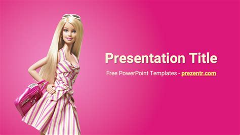 Free Barbie PowerPoint Templates - Prezentr