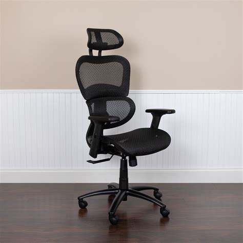 Flash Furniture Ergonomic Mesh Office Chair with 2-to-1 Synchro-Tilt ...