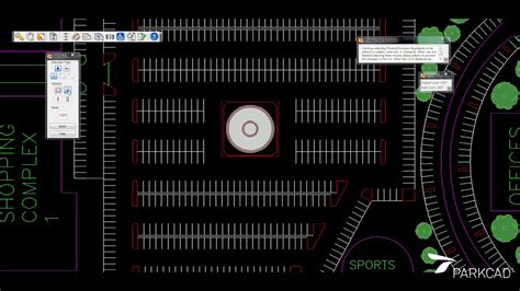 Parking lot design and layout software - ParkCAD - YouTube