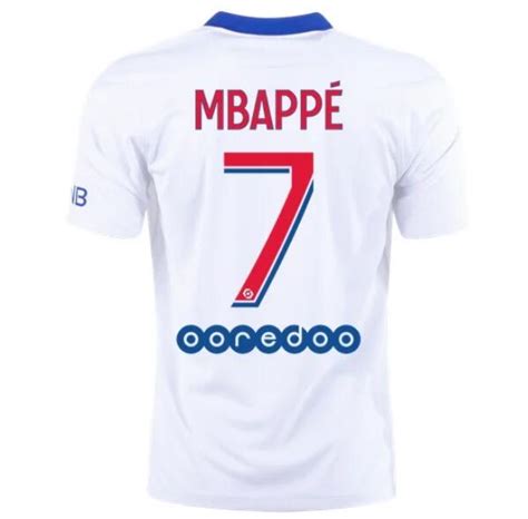 Kylian Mbappé #7 PSG 20/21 Away Soccer Jersey Model[2012648] | Kylian ...