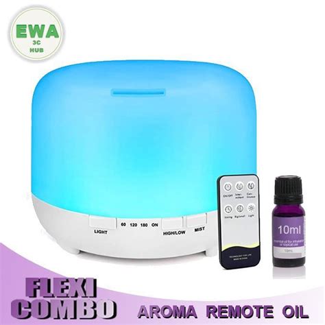 Home appliance 500ML 7 LED Humidifier with Essential oil Ultrasonic ...