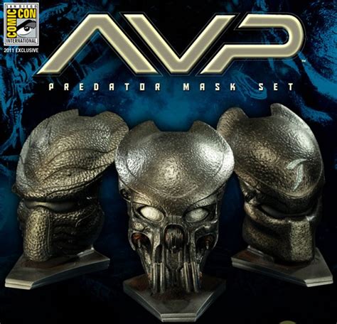 AVP Predator Mask Set Comic-Con 2011 Exclusive - The Toyark - News