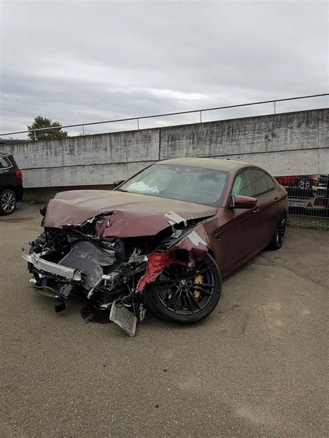 2018 BMW M5 First Edition Totaled in Brutal Crash - autoevolution