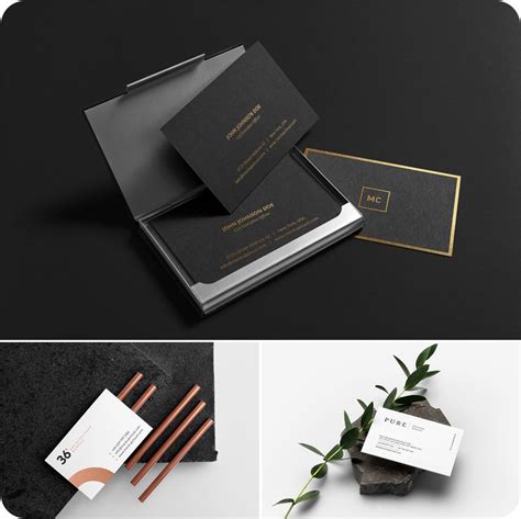 Free Business Card Mockup Set | Free download