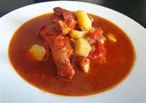 Costillas adobadas guisadas Receta de La Cocina de Jonny- Cookpad