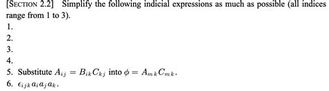 Solved Given what you know about the Einstein notation for | Chegg.com