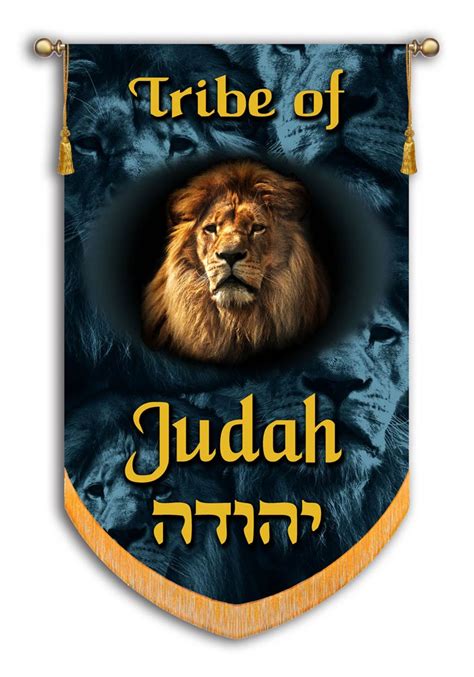 Tribes of Israel - Tribe of Judah printed banner - Christian Banners ...