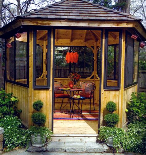 Screened-in Gazebo | Backyard Pavilion