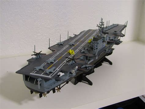 Uss Kitty Hawk Plastic Model Aircraft Carrier Kit 1 800 Scale | Free ...