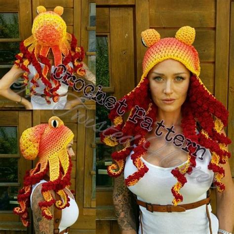 Crochet Octopus Hat Pattern #2745548 - Weddbook