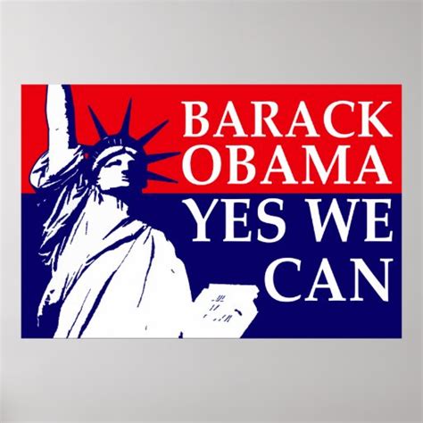 Barack Obama: Yes We Can! Poster | Zazzle