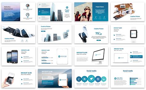 Business Graph Presentation PowerPoint Template #67383