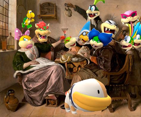 Koopaling family party by Ruensor on DeviantArt