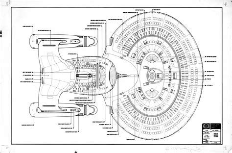 The Original Ed Whitefire Enterprise NCC-1701-D Blueprints