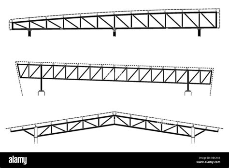 Roof Truss Black and White Stock Photos & Images - Alamy