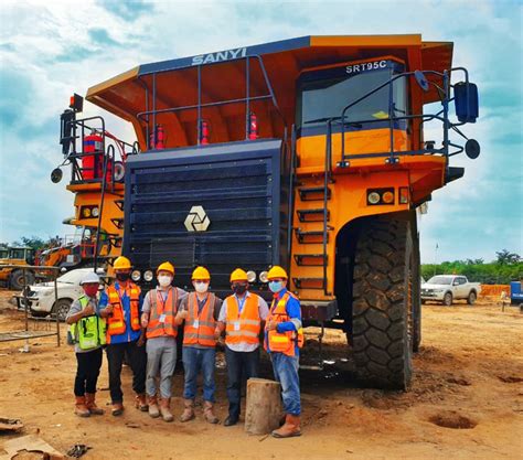 SANY’s first rigid mining truck and a range of excavators delivered to ...