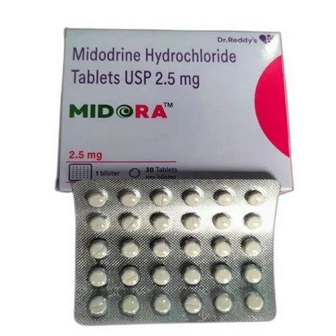 Midodrine Hydrochloride Tablets USP at best price in Meerut