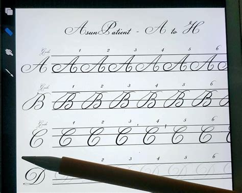 Modern Copperplate Script Worksheet Printable Copperplate Alphabet ...