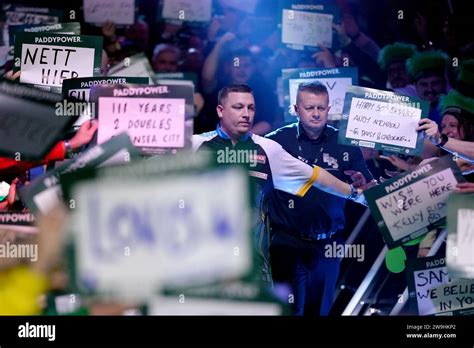 Chris Dobey before his match against Ross Smith on day eleven of the ...