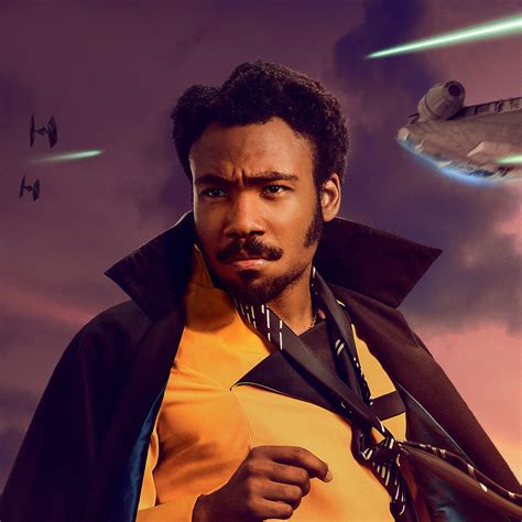 1024x1024 Lando Calrissian In Solo A Star Wars Story Movie 5k 1024x1024 ...