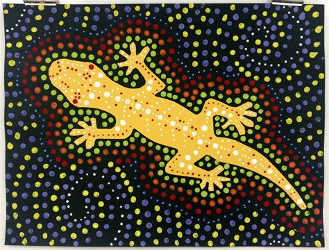 Art with Mrs. Nguyen: Australian Aboriginal Dot Art (4th)