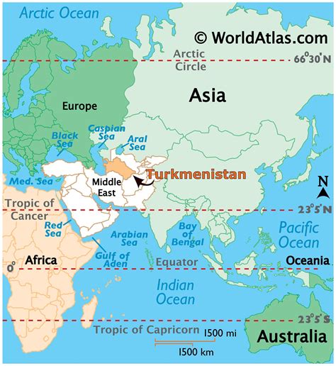 Turkmenistan Latitude, Longitude, Absolute and Relative Locations ...