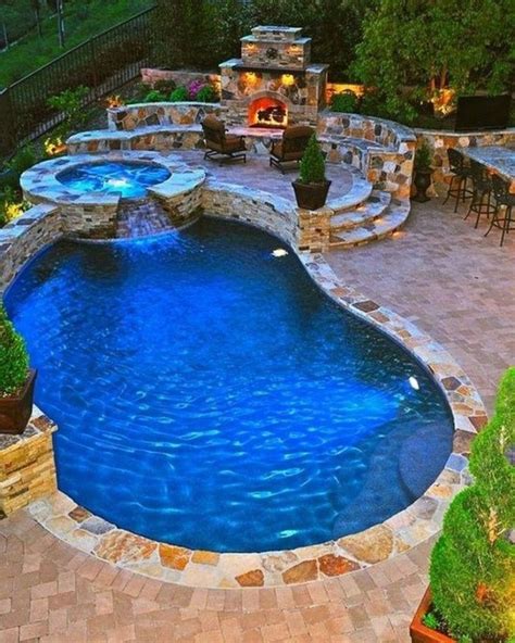 35 Stunning Outdoor Pool Design Ideas For Comfortable Relaxing Places ...