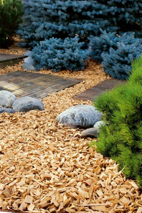 Wood chip mulch - perfect for growing beds to enrich soil, recycle waste