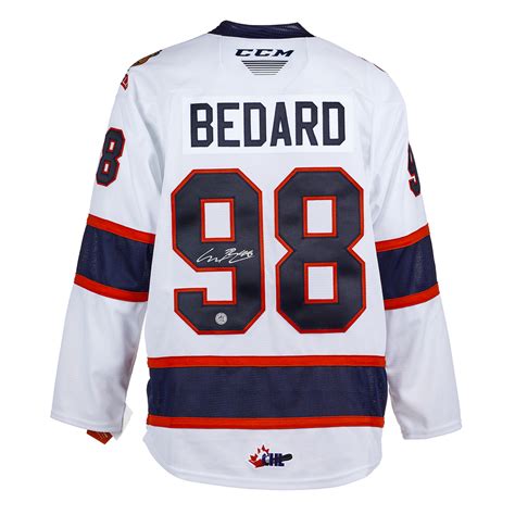 Connor Bedard Regina Pats Signed White CCM CHL Jersey - NHL Auctions