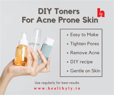 Long-lasting DIY Daily Toners for Acne Prone Skin | Healthyly