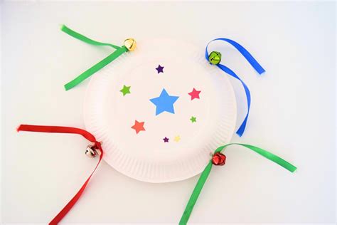 DIY Tambourine Paper Plate Craft | Plate crafts, Music crafts, Paper ...