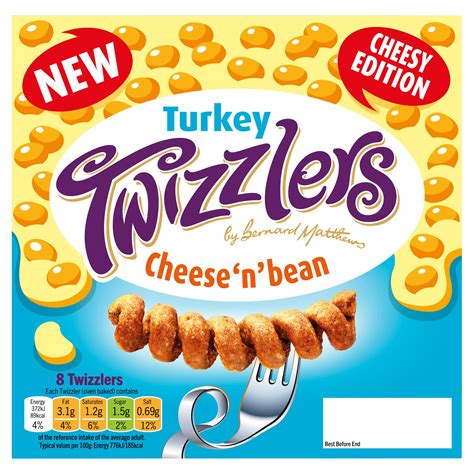 Bernard Matthews Turkey Twizzlers Cheese 'n' Bean 440g | Turkey ...