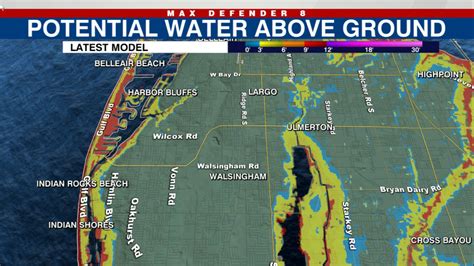 SURGE POTENTIALS: How much water your neighborhood could see during ...