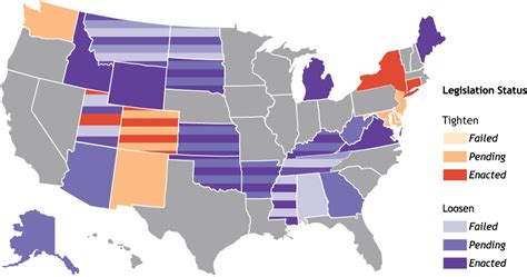 Gun Laws By State Most Restrictive Map