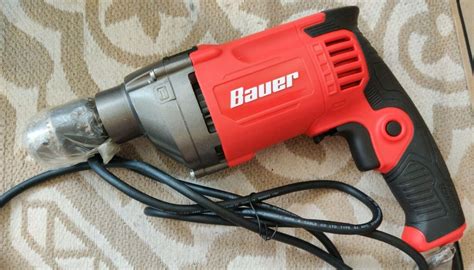 Harbor Freight Bauer Reversible Hammer Drill 1992E-B Bukana ea Mong'a