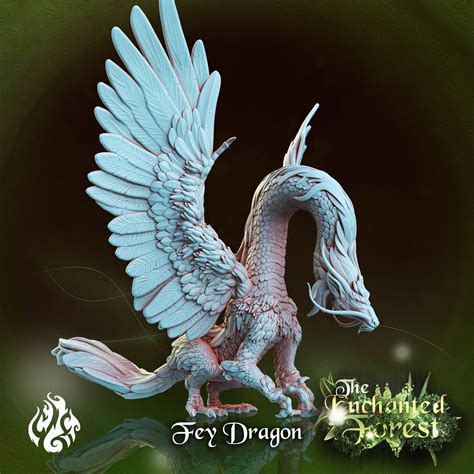 3D file Fey Dragon・3D print object to download・Cults